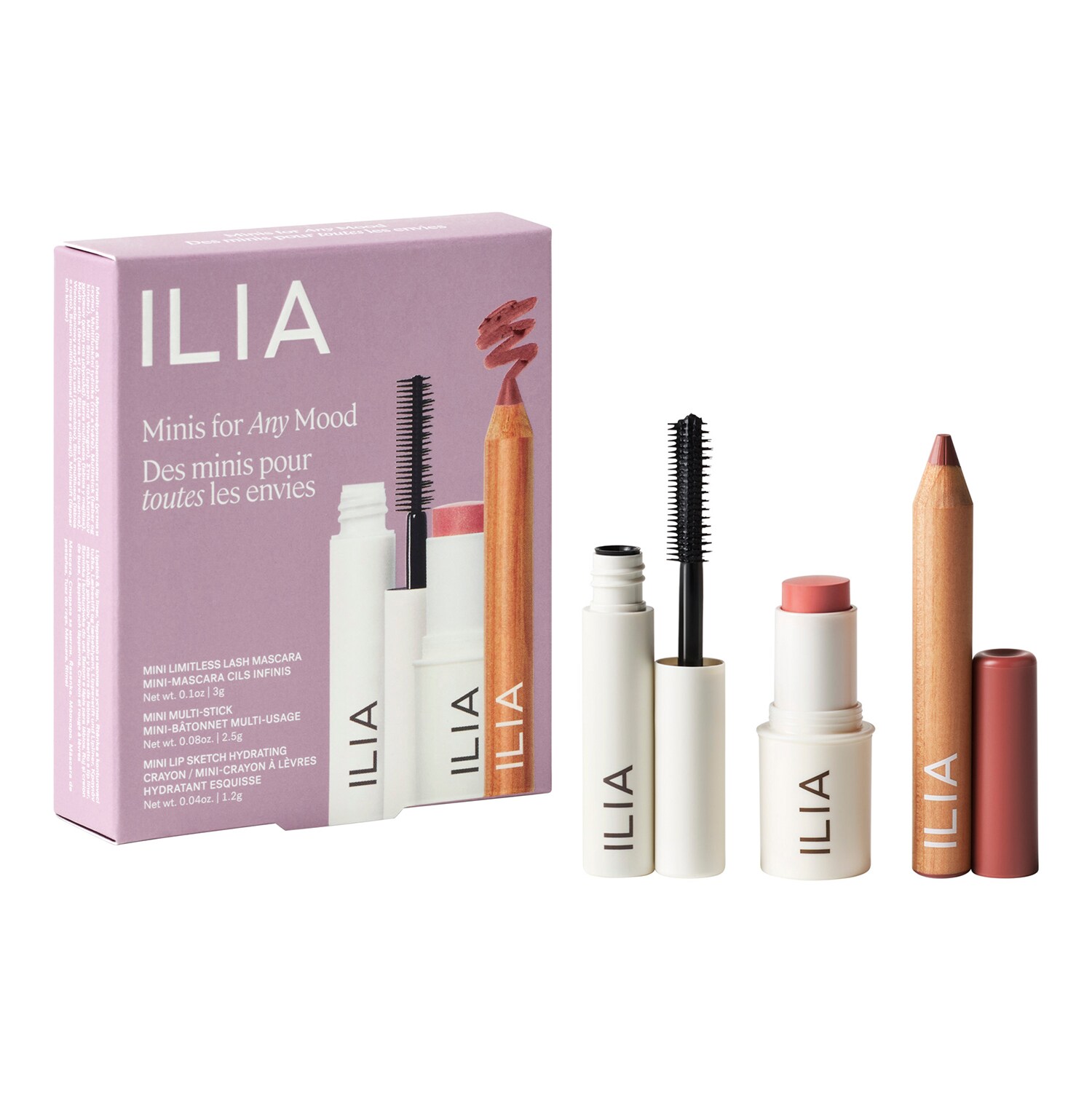 ILIA - Des minis pour toutes les envies - Dárková sada na líčení v cestovním formátu