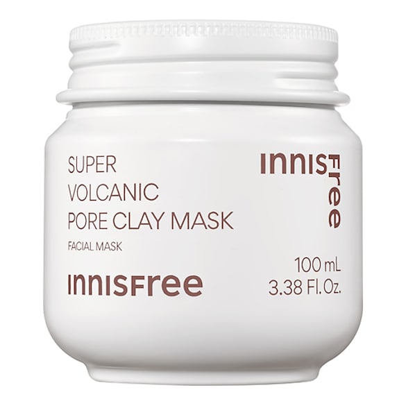 Heilerdemaske mit Vulkangestein und AHAs - Porenreduzierende Maske, INNISFREE