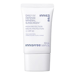 Mineralische Sonnencreme fürs Gesicht für den Alltag SPF 50 - UVA- / UVB-Schutz, INNISFREE