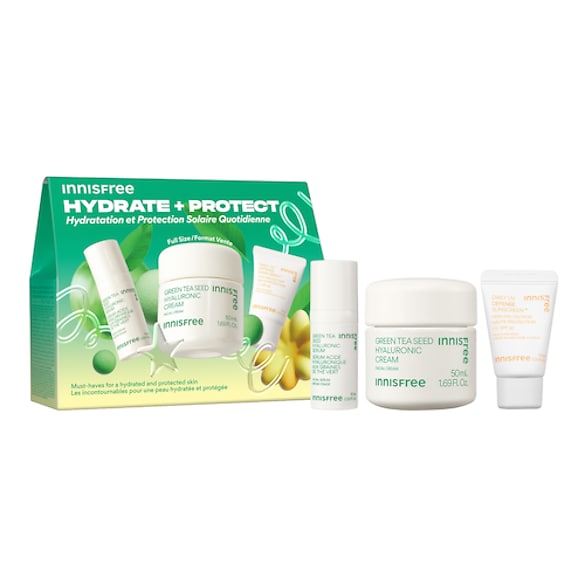Set Hydrate + Protect - Set per l'idratazione e protezione solare quotidiana, INNISFREE