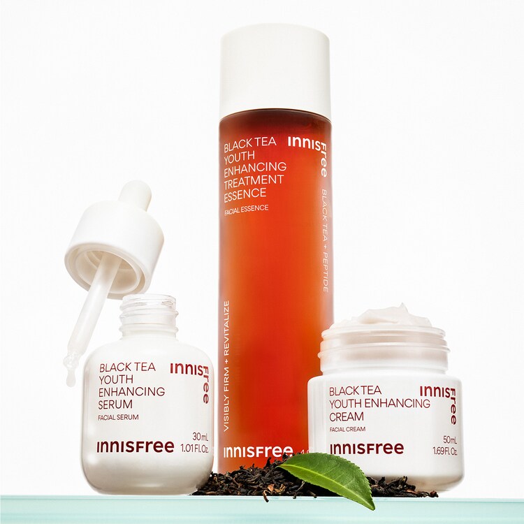 Lotion Tonique Perfectrice Jeunesse Au Thé Noir - Toner Raffermissant et lissant