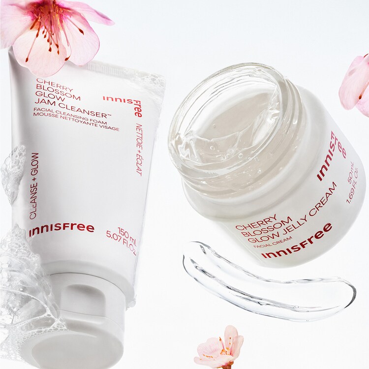 Crème Gel Éclat aux Cerisiers à Fleurs et à la Niacinamide - Crème Éclat