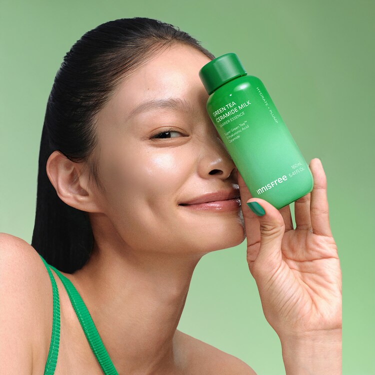 Green Tea Ceramide Milk Barrier Essence - Återfuktande essens