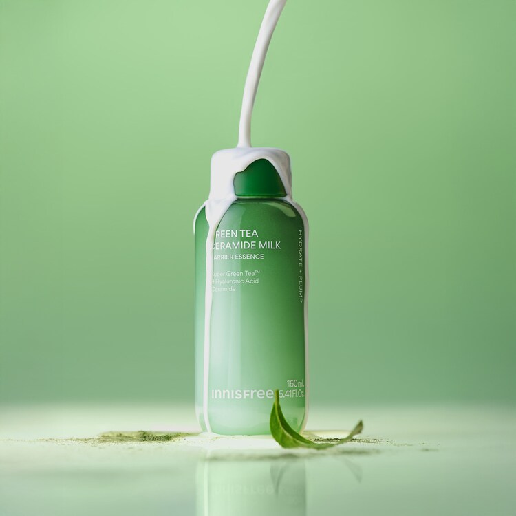 Green Tea Ceramide Milk Barrier Essence - Återfuktande essens