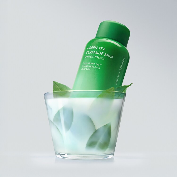 Green Tea Ceramide Milk Barrier Essence - Återfuktande essens