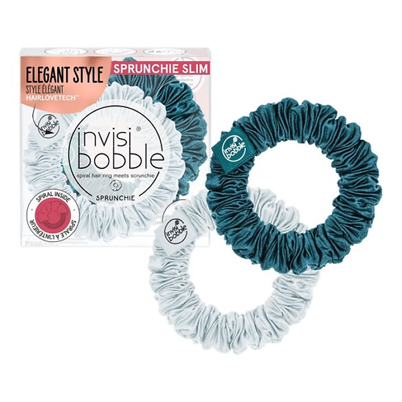 Sprunchie Slim Cool As Ice - Hair accessorize set, Invisibobble