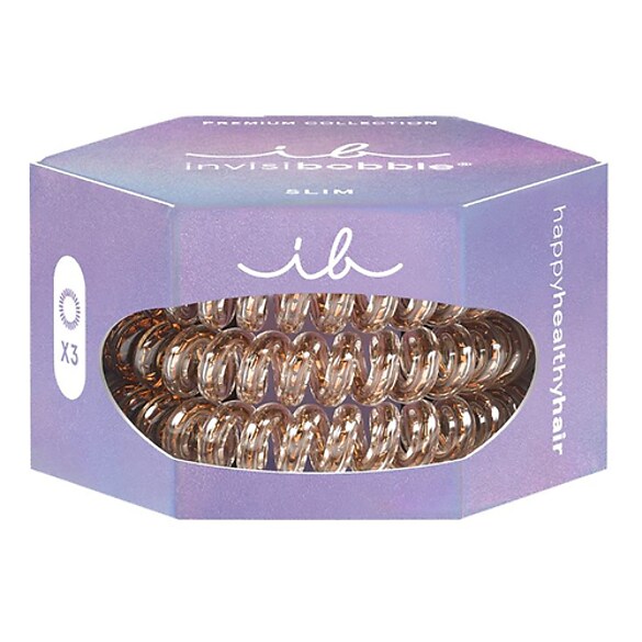 Slim Premium - Zestaw 3 gumek do włosów, INVISIBOBBLE