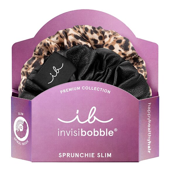 Sprunchie Slim Premium - Leo is the New Black, Haargummis, INVISIBOBBLE