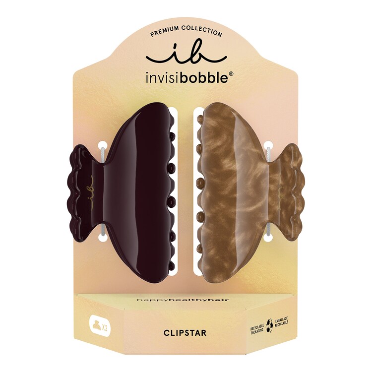 CLIPSTAR PREMIUM - Två hårklämmor
