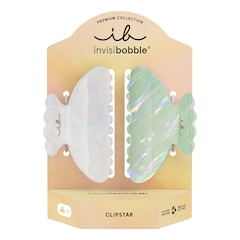 CLIPSTAR PREMIUM - Duo di Pinze per capelli, INVISIBOBBLE