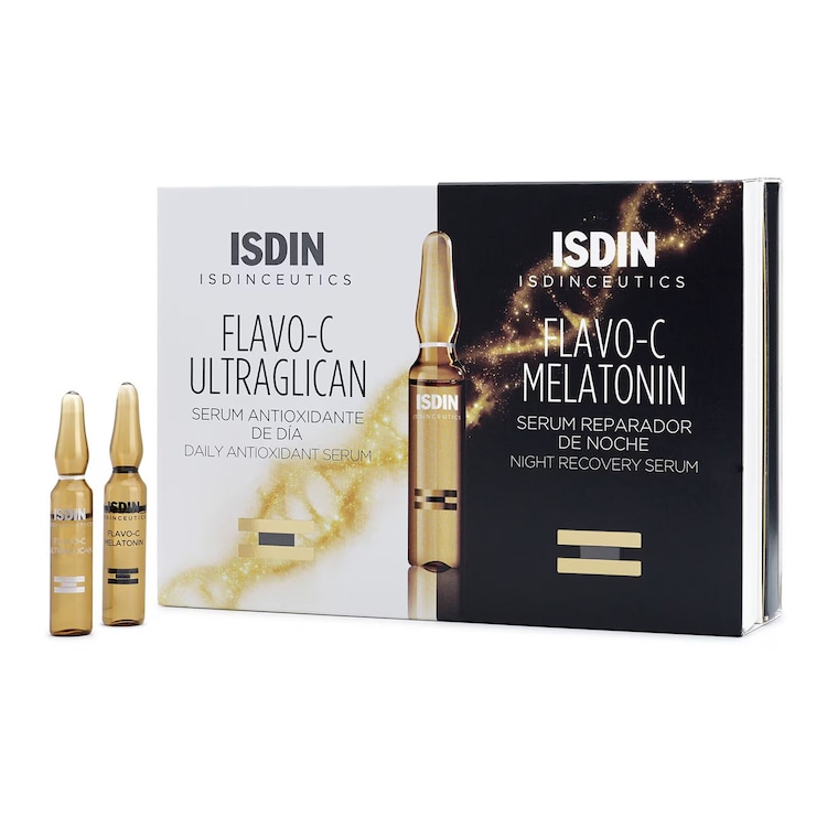 Flavo C Melatonin & Ultraglican - Rutina antioxidante para el día y la noche