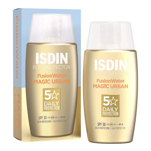 Fotoprotector Fusion Water URBAN SPF30 - Protetor solar facial URBANO, Isdin