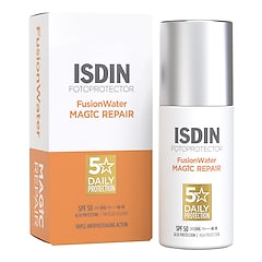 Fusion Water Magic Repair SPF50 - Protector solar facial antiedad, Isdin