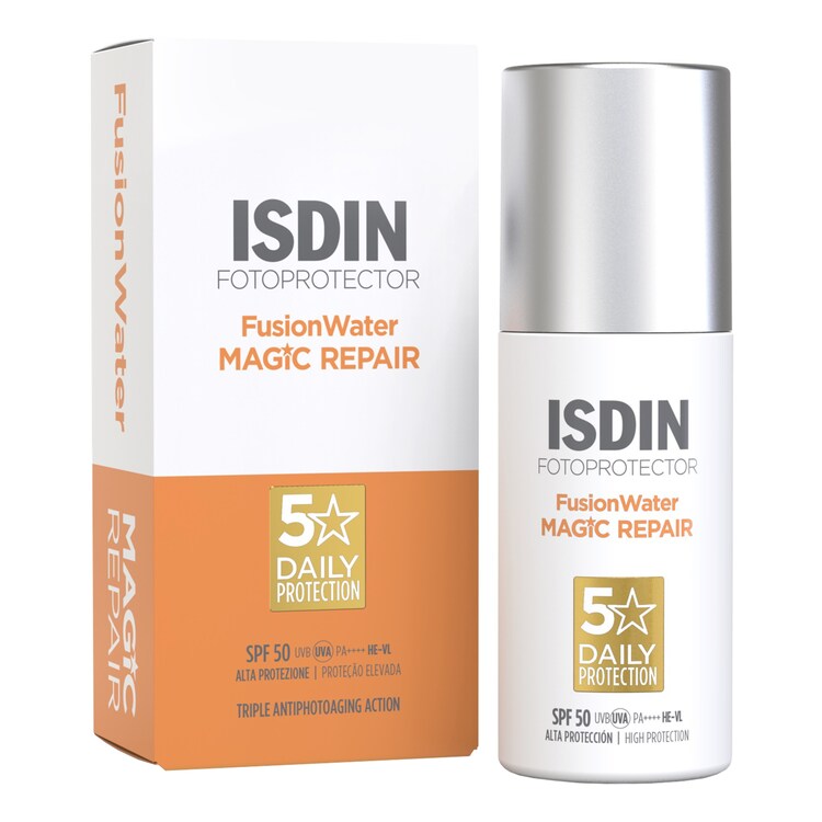 Fotoprotector FusionWater MAGIC REPAIR SPF50 - Protetor solar facial 