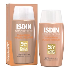 Fotoprotector Fusion Water Color MEDIUM SPF50 - Protetor solar facial com cor image