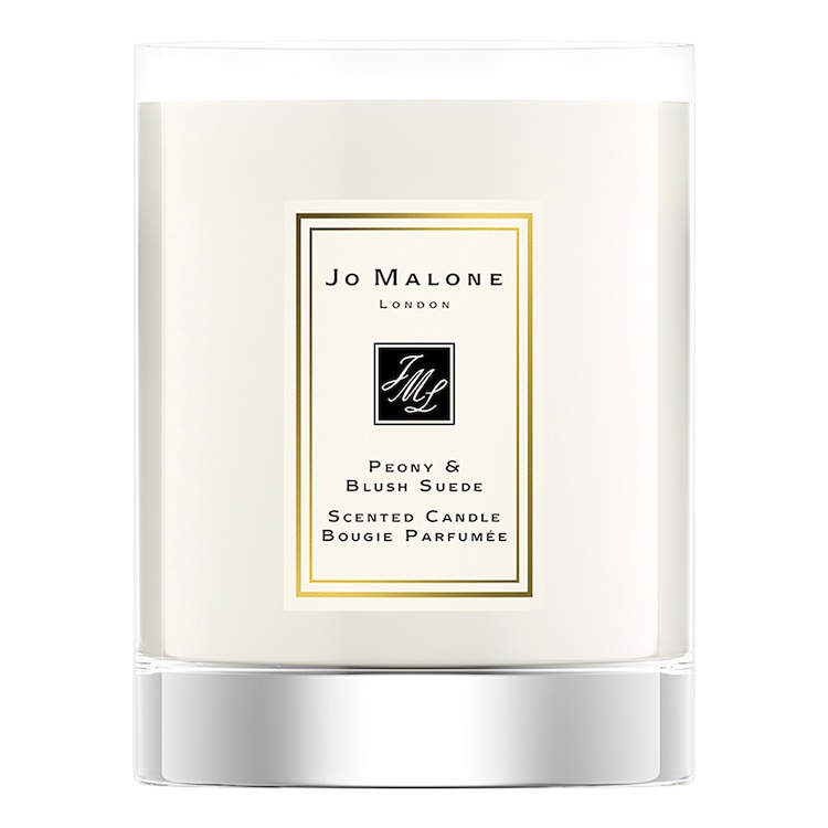 Peony & Blush Suede Travel Candle - Mum