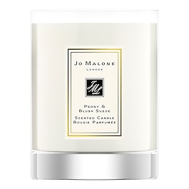 Peony & Blush Suede Travel Candle - Mum image