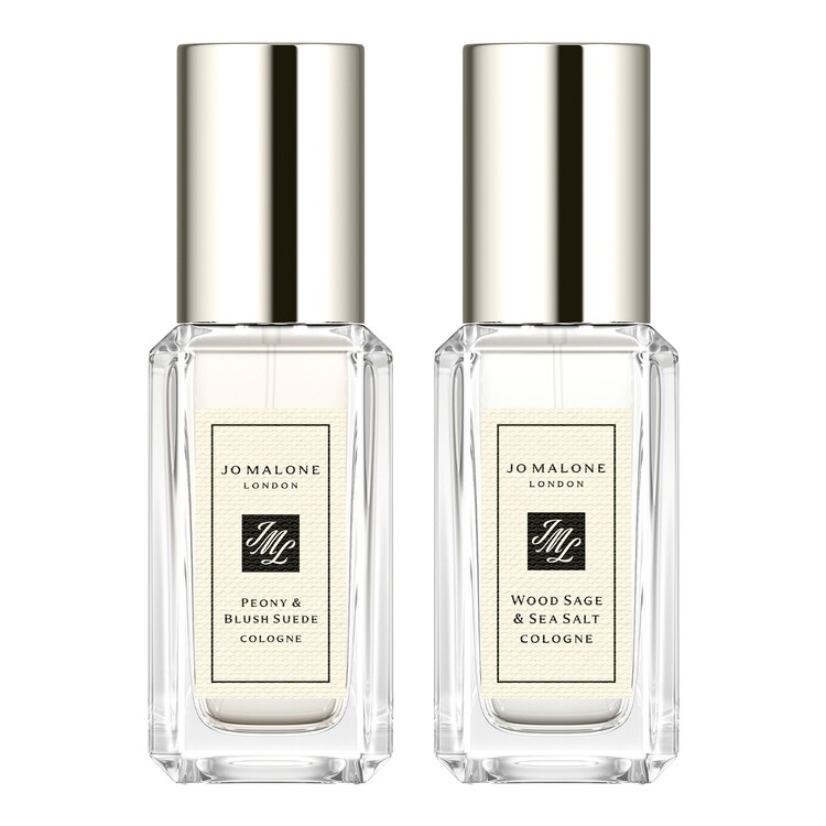 Wood Sage & Sea Salt/ Peony Blush & Suede - Seyahat Boy Cologne Seti 