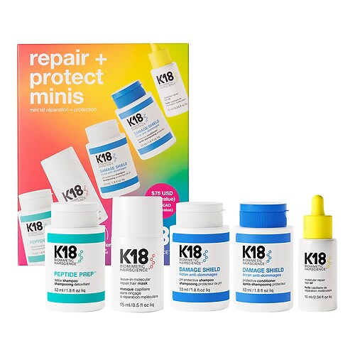 K18 K18 - Repair + Protect Minis - Σετ Ρουτίνας Επανόρθωσης Κατά του Φριζαρίσματος