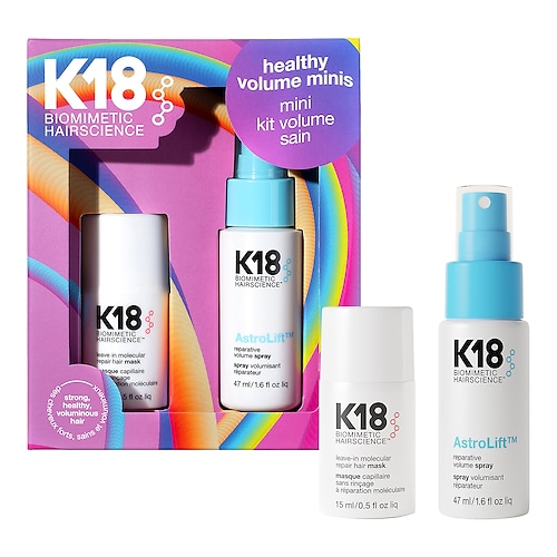 K18 K18 - Healthy Volume - Σετ μίνι προϊόντων περιποίησης μαλλιών για όγκο