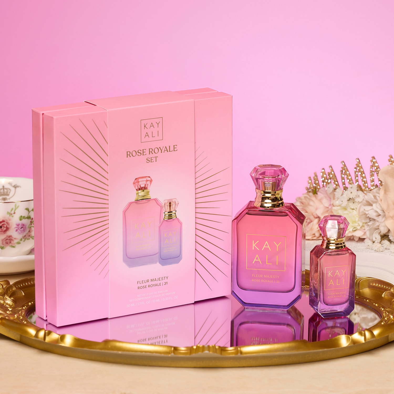 Rose Royale Set - Set cadou cu parfum | Kayali ≡ SEPHORA