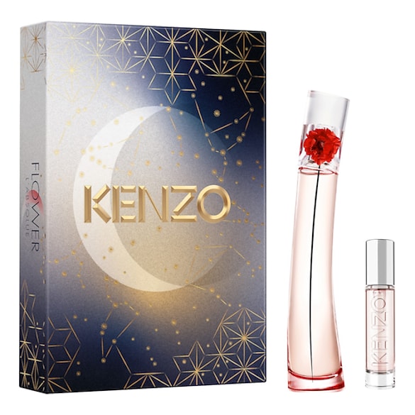 FLOWER BY KENZO L'ABSOLUE- Coffret Eau de parfum et Format Voyage 10 ml, KENZO