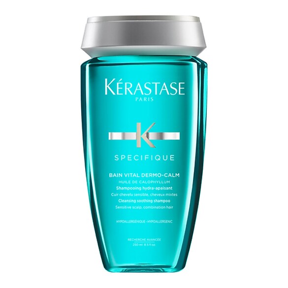 Specifique Bain Vital Dermo-Calm - Champú calmante cabello sensible-graso, Kérastase