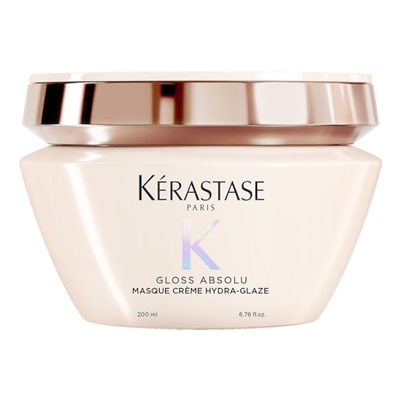 Gloss Absolu - Masque Creme Hydra-Glaze per capelli spessi tendenti al crespo, K&Eacute;RASTASE