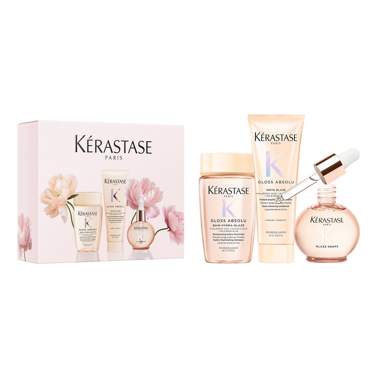 Gloss Absolu - Coffret routine shampoing, soin et huile | KÉRASTASE ≡ SEPHORA