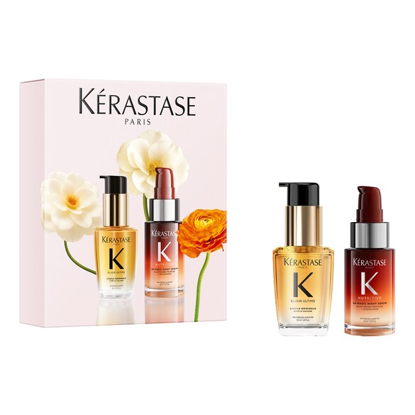 Kérastase - Mini Hero - Elixir Ultime + 8h Magic Night Siero - set Mini Hero Duo Mday 26 60ml - Donna