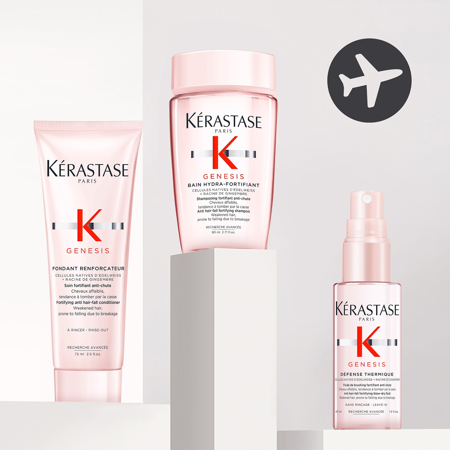 G-RAP HAMI ＆ CHERELLE FORTIERセット Genesis Discovery Set 2024 - Sampon + balsam + protectie termica