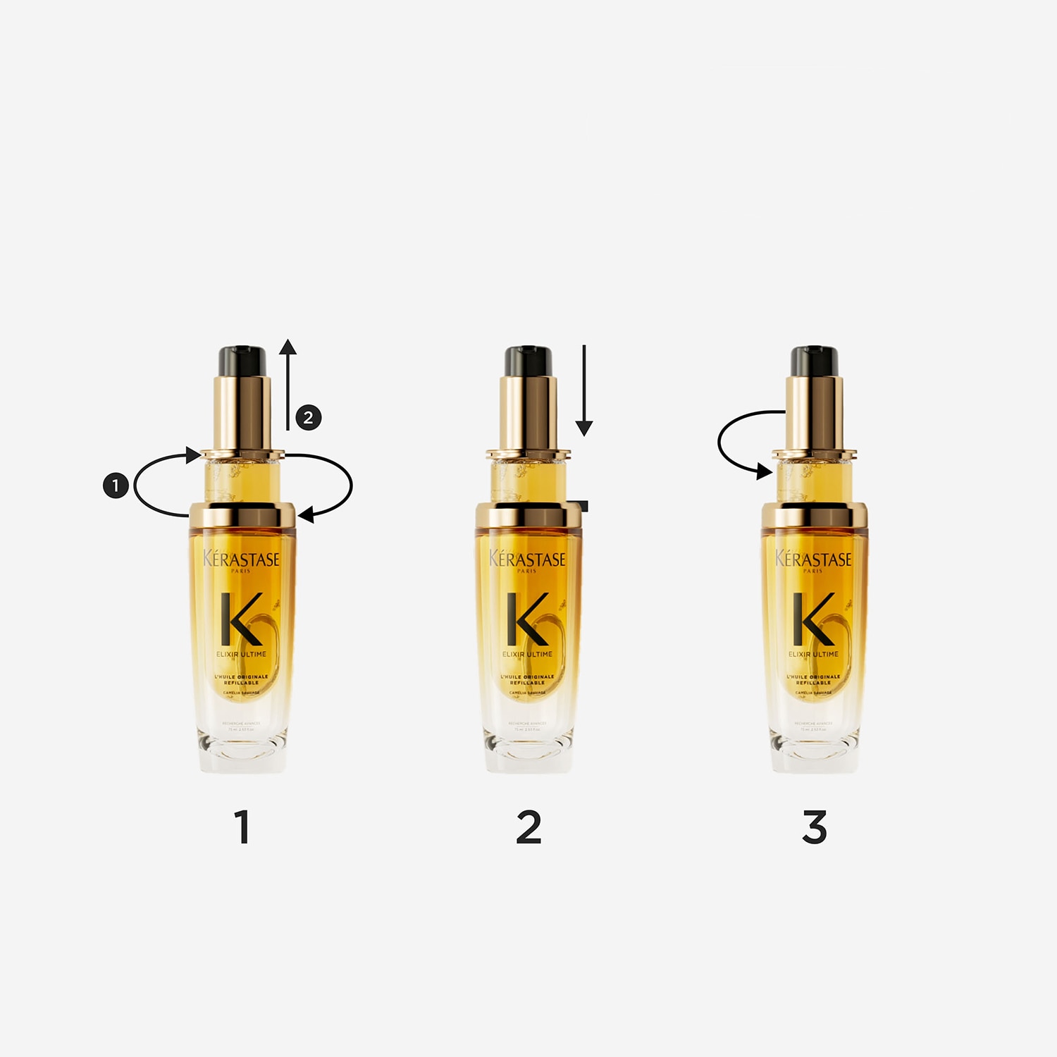 Elixir Ultime Huile Originale - Rezerva ulei de par reincarcabil