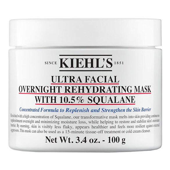 Ultra Facial Overnight Rehydrating Mask with 10,5% Squalane - Gesichtsmaske, KIEHL'S SINCE 1851