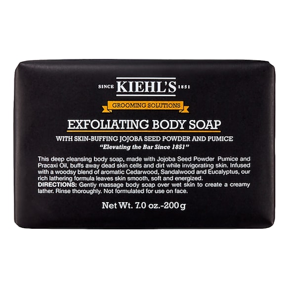 Grooming Solutions Bar Soap - Savon exfoliant pour le corps, KIEHL'S SINCE 1851