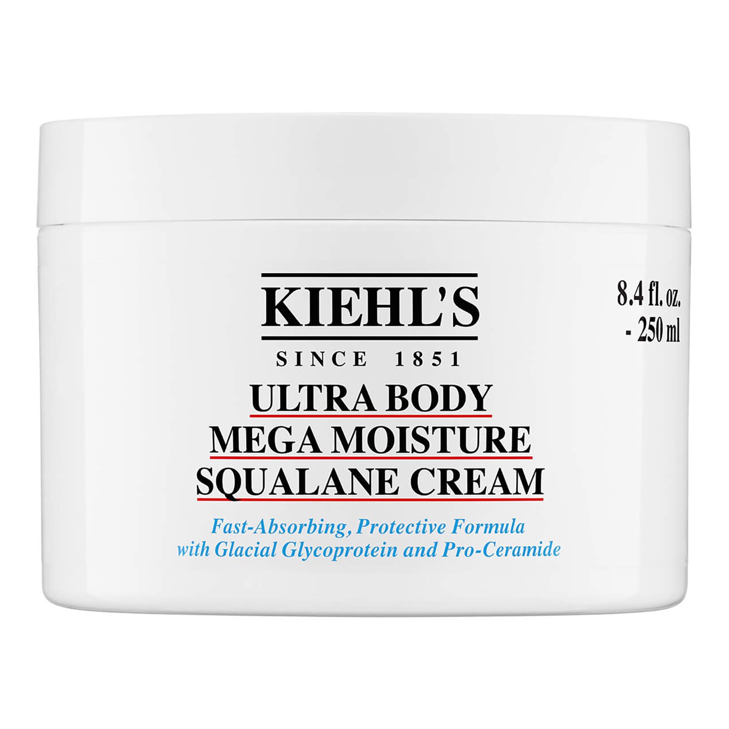 KIEHL'S SINCE 1851 - Ultra Body Mega Moisture Squalane Cream - Tělový balzám
