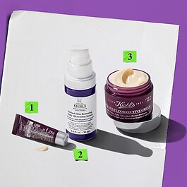 age-less experts - set siero anti-rughe, contorno occhi e crema viso