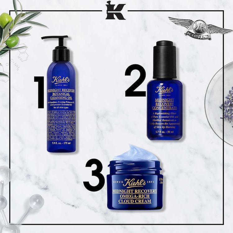 Kiehl´s Midnight Recovery Botanical Cleansing Oil-  Limpiador facial 