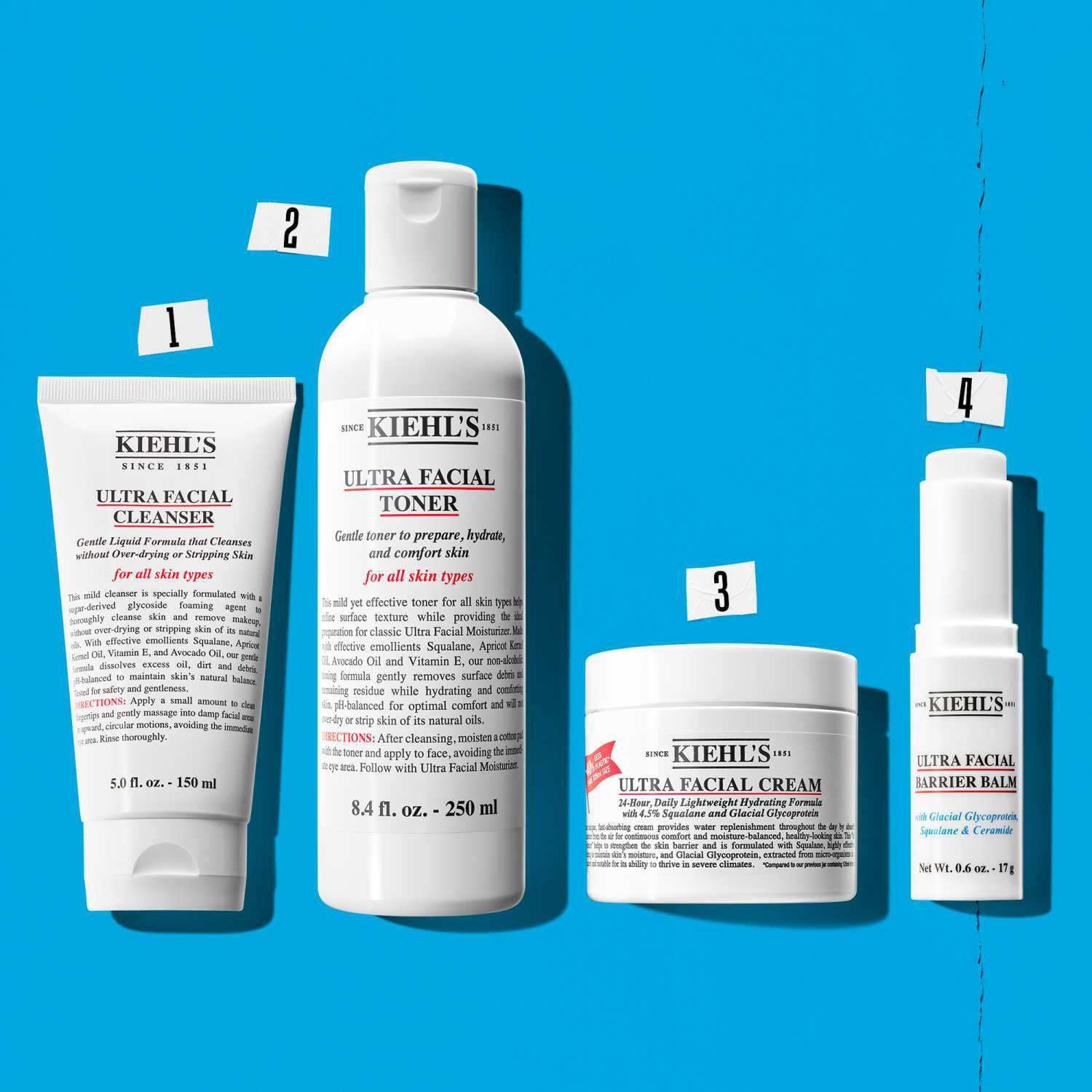 KIEHL'S ULTRA FACIAL CREAM 150ml おまけ ULTRA FACIAL CREAM REFILL POUCH - Crema viso idratante di