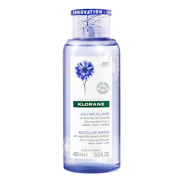 Eau micellaire démaquillante Bleuet issu de culture BIO - Visage, Yeux, Lèvres, KLORANE
