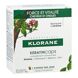 KeratinCaps Force & vitalité - Complément alimentaire Kératine Cheveux & ongles
