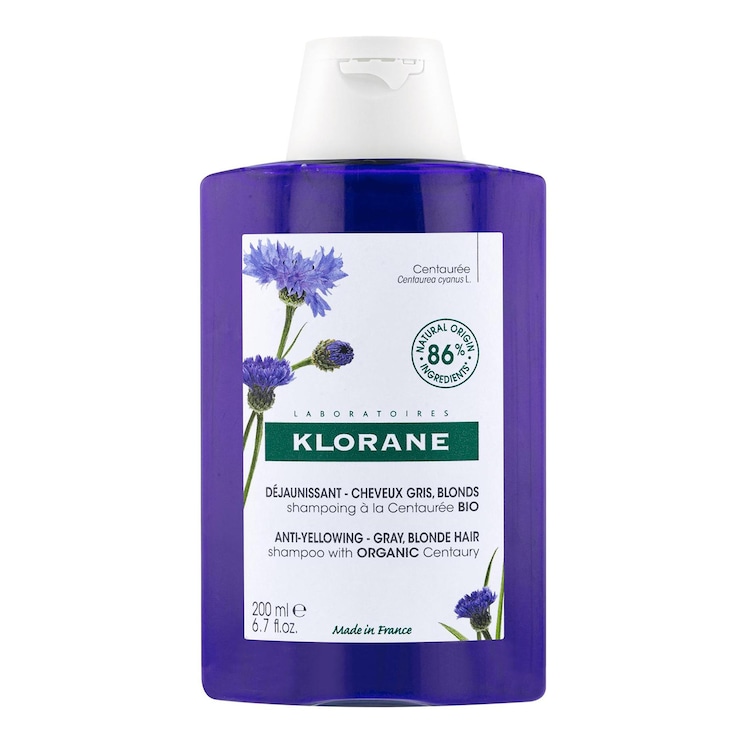 Capillaire - Shampoing Déjaunissant A La Centaurée BIO - Cheveux Gris, Blonds