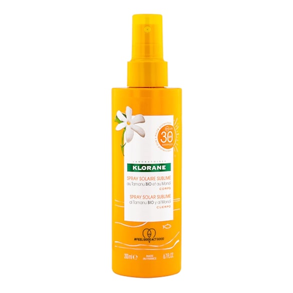 Solaire - Spray Solaire Sublime SPF30 au Tamanu BIO et au Monoï - Corps, KLORANE