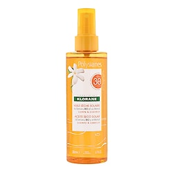Huile sèche solaire SPF 30 au Monoï & Tamanu BIO - Huile corps et cheveux