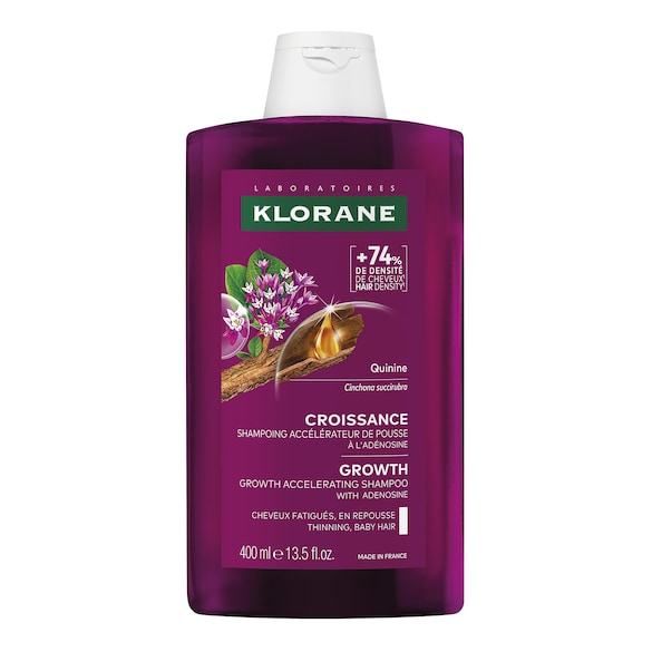 CROISSANCE - Shampoing acc&eacute;l&eacute;rateur de pousse &agrave; l'ad&eacute;nosine et &agrave; la Quinine, KLORANE