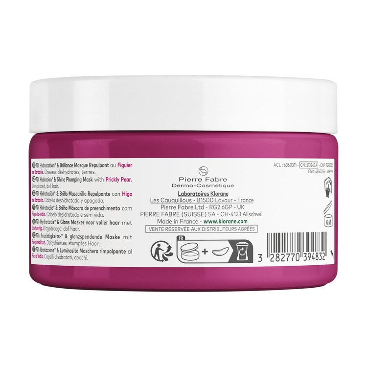 Figuier de Barbarie Masque repulpant 72h Hydratation brillance