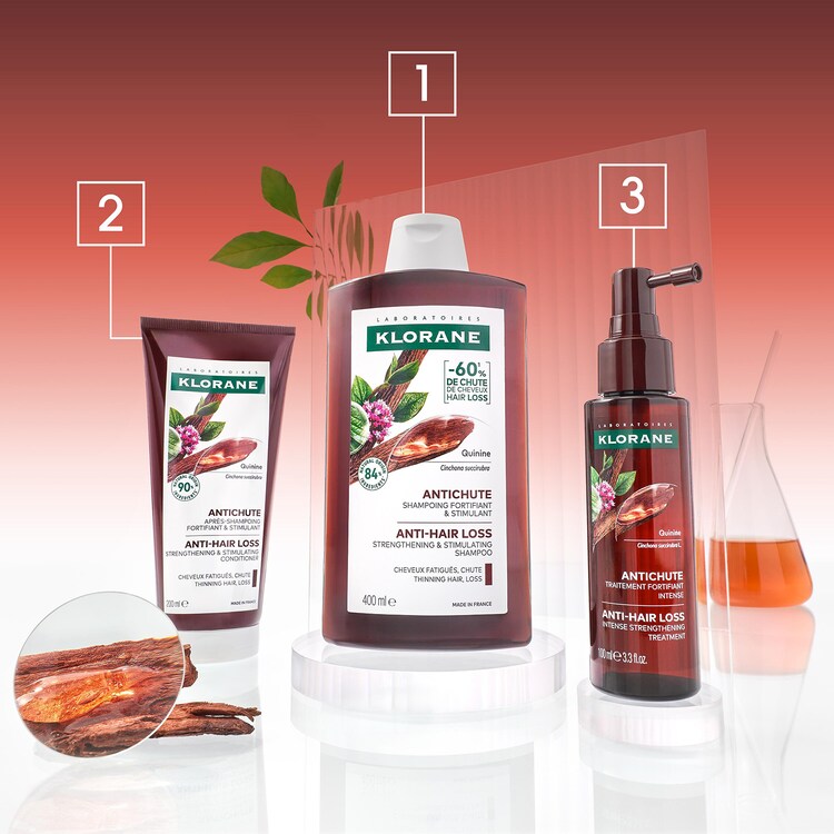 ANTICHUTE - Traitement fortifiant intense à la Quinine croissance cheveux