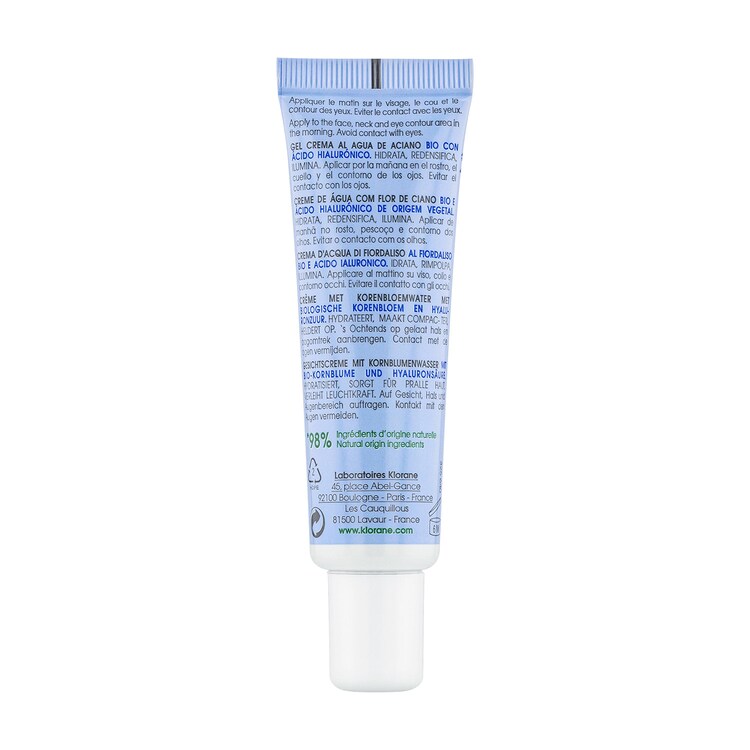 Crème d'Eau de Bleuet au Bleuet BIO et Acide hyaluronique - Crème Visage et yeux