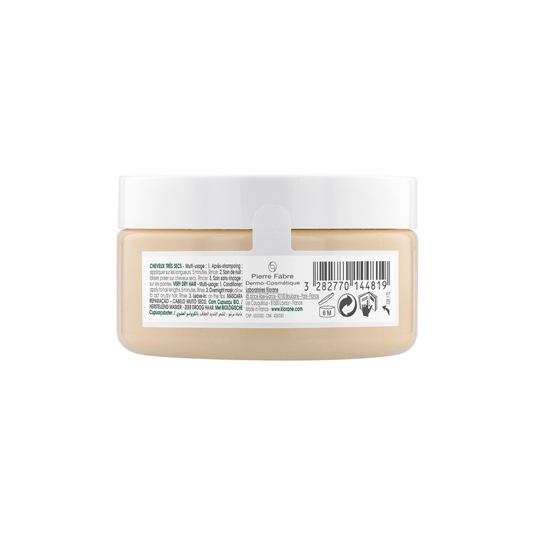 Capillaire - Masque 3 En 1 Au Cupuaçu BIO - Réparation - Cheveux Très Secs