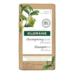 Shampoing Solide au Cédrat - Shampoing pour cheveux normaux à gras, KLORANE