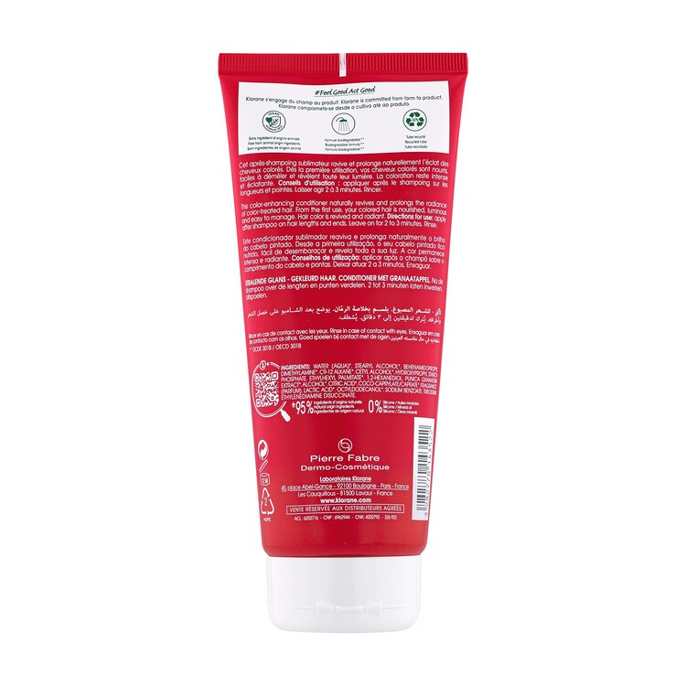 Après-shampoing Eclat à la Grenade - Après-shampoing pour cheveux colorés